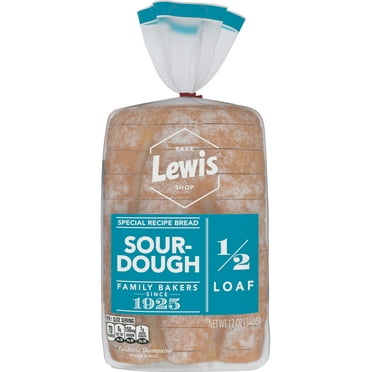 Lewis Bake Shop Sourdough Half Loaf Bread, 1/2 Loaf, 12 oz