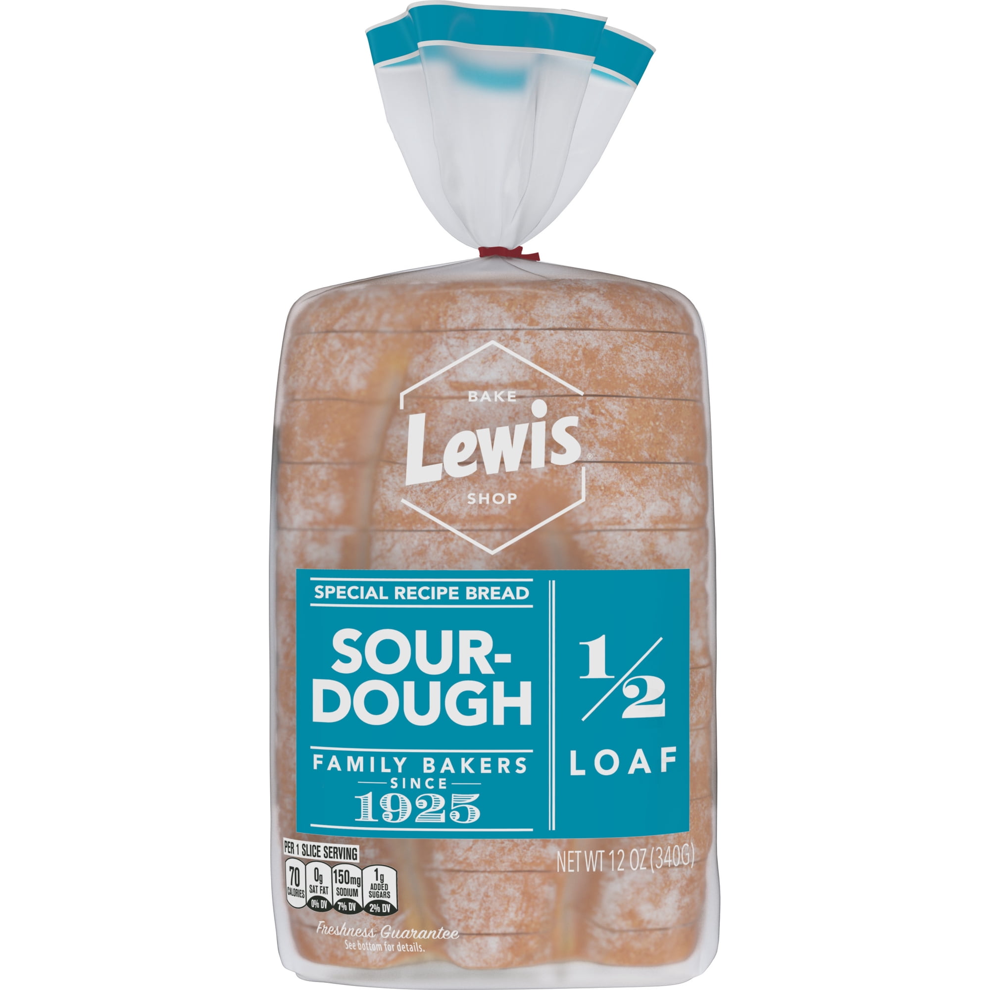 Lewis Bake Shop Sourdough Half Loaf Bread, 1/2 Loaf, 12 oz