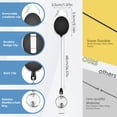 thumbnail image 2 of yingyy 2pcs PVC Convenient Badge Tether With Exquisite Craft And Smooth Line Work ID Card Card Holders 1Set, 2 of 6