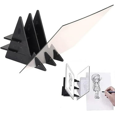 Triani Optical Image Drawing Board Set Portable Tracing Drawing Sketching Tool Projection Copy Board DIY Drawing Tracing Board Light Copy Pad for Artist Sketching Beginner