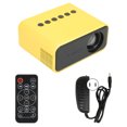 thumbnail image 1 of DEWIN Projecteur Portable Mini Cinéma Maison pour Projection d'Écran 100240V Jaune Prise US, 1 of 14