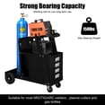 thumbnail image 5 of QXDRAGON 4-Drawer Rolling Welding Cart, MIG TIG ARC Plasma Cutter Machine Heavy Duty Welding Welder Cart with Tank Storage & 2 Cable Hooks & Safety Chain, 150 Lb Capacity, 5 of 10