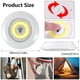 thumbnail image 5 of Muyoka Luz de noche táctil, luz de noche COB, luz de armario inalámbrica alimentada por batería, luz de cinta adhesiva, control remoto debajo de las luces del gabinete Muyoka Hogar, 5 of 7