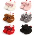 thumbnail image 6 of Luxsea Baby Booties for Boys Girls with Bowknot Soft Lining Non Slip Gripper Newborn Infant Slipper Socks Toddler First Walker Crib Shoes 0-18 Months, 6 of 6