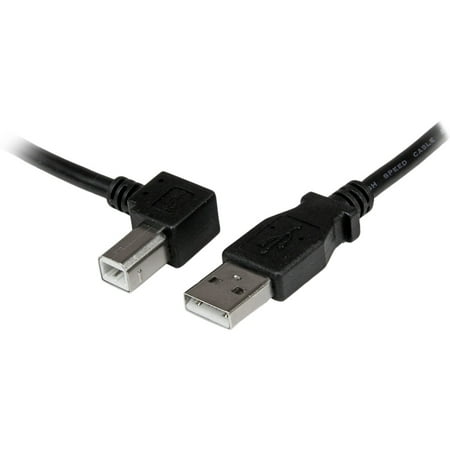 StarTech.com USBAB3ML Black USB 2.0 A to Left Angle B Cable - M/M price history on PriceWatchPro