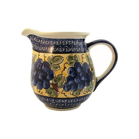 Euroquest Imports Polish Pottery 56 oz Pitcher - Pattern DU8