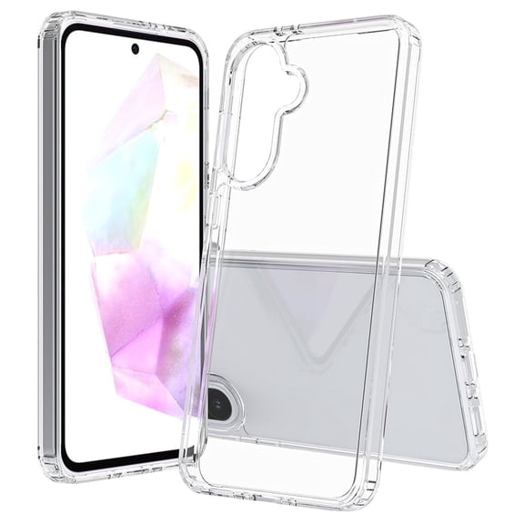 Rome Tech Hybrid Shockproof Clear Acrylic Case For Samsung Galaxy A36 5G - Clear