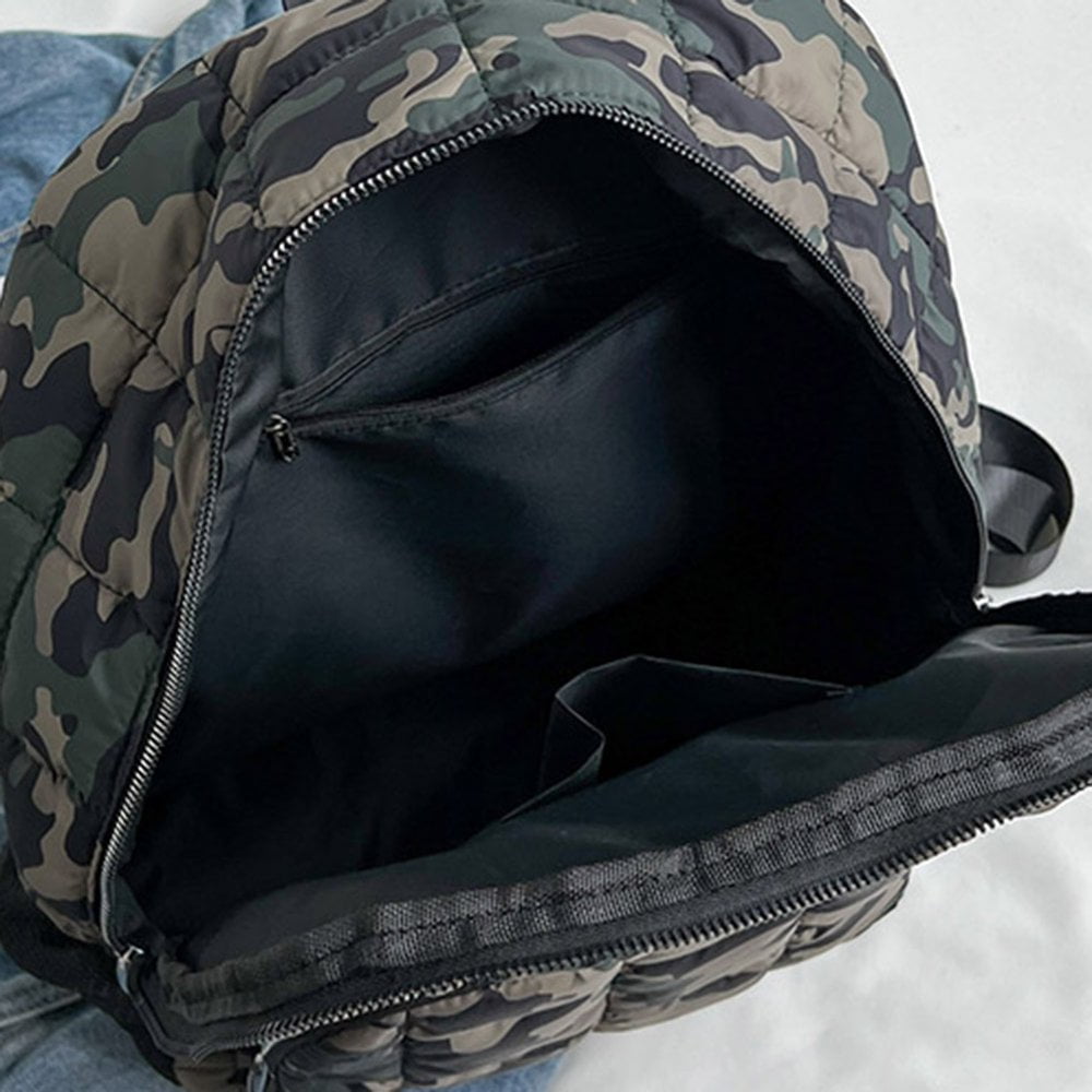 Quilted cotton backpack deals