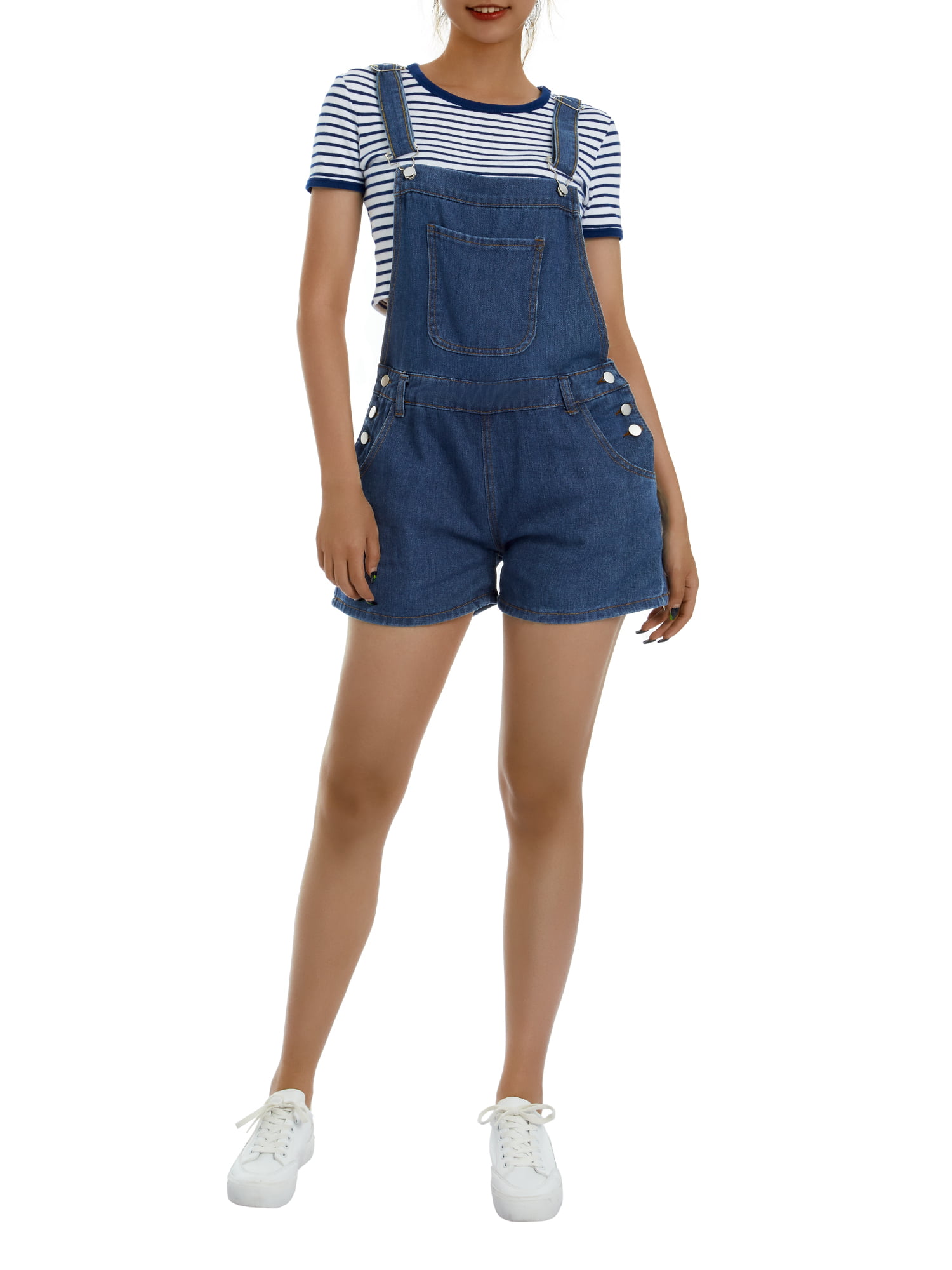 Buy online Girls Round Neck Solid Denim Dungarees from girls for Women by  Being Naughty for ₹849 at 69% off | 2024 Limeroad.com