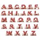 thumbnail image 2 of Adornos navideños con 26 letras iniciales, nuevos adornos colgantes navideños, adornos personalizados de Papá Noel y alce para árbol, adorno navideño con diseño de nieve invernal y caramelo-R, 2 of 3