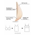 thumbnail image 5 of Resicozy 2 Pcs Women's Tank Tops with Built-in Padded Shelf Bra Adjustable Spaghetti Strap Camisole Solid Layering Undershirts Hot Pink*Wine 4XL, 5 of 6