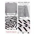 thumbnail image 4 of MOYIKO Striped T Shirts for Women 3/4 Length Sleeve Crewneck Casual Loose Fit Tees Summer Tops, 4 of 7