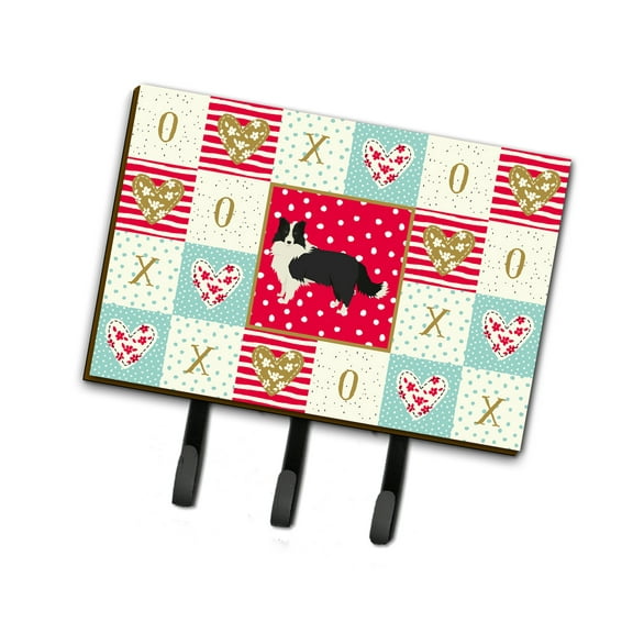 Border Collie Love Leash or Key Holder