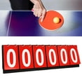 thumbnail image 3 of Marcador de Mesa de 6 Dígitos, Marcador Portátil, de Puntuación con Tapa para , Baloncesto, Bádminton, Voleibol Rojo Soledad Marcador deportivo, 3 of 8
