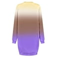 thumbnail image 4 of Npasoilc Sweatshirt Dress for Women Crew Neck Long Sleeve Pullover Dress Short Loose Casual Dresses, 4 of 4