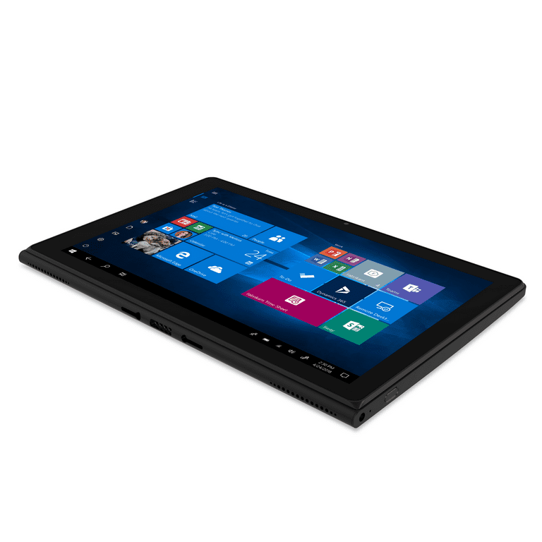 onn.10.1 2-in-1 Windows Tablet with Keyboard, 64GB Storage, 4GB