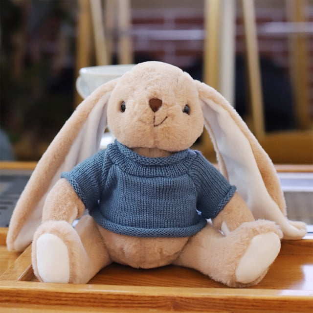 Fiudx Conejito de Peluche, Suave y Tierno, Regalo de Apoyo Emocional, Adorable Juguete para Amigos, Familiares y Novias, Ideal para Todas Las Edades, Ideal para Momentos Acogedores, 25 Cm.