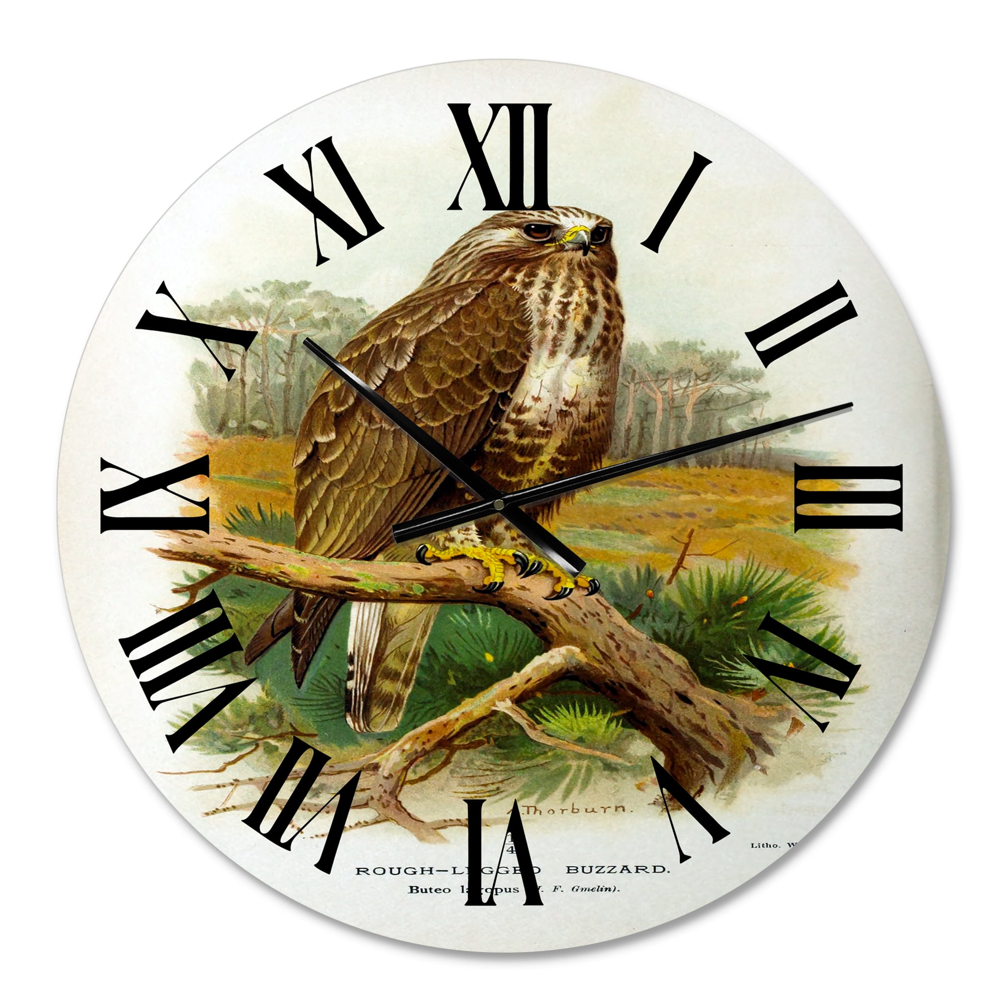 Designart 1 in Quartz Traditional Wall Clock