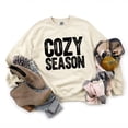 thumbnail image 4 of Cozy Season Bold Distressed - Women's Graphic Sweatshirt, 4 of 12