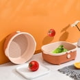 thumbnail image 1 of Fiudx Cesta de Cocina Multifuncional, Colador para Frutas y Verduras Sobre El Fregadero, Fácil de Usar, Diseño Compacto, Ideal para Lavar y Almacenar Alimentos, Práctico para Cocinar, 28,5 X 28,5 X 1, 1 of 7