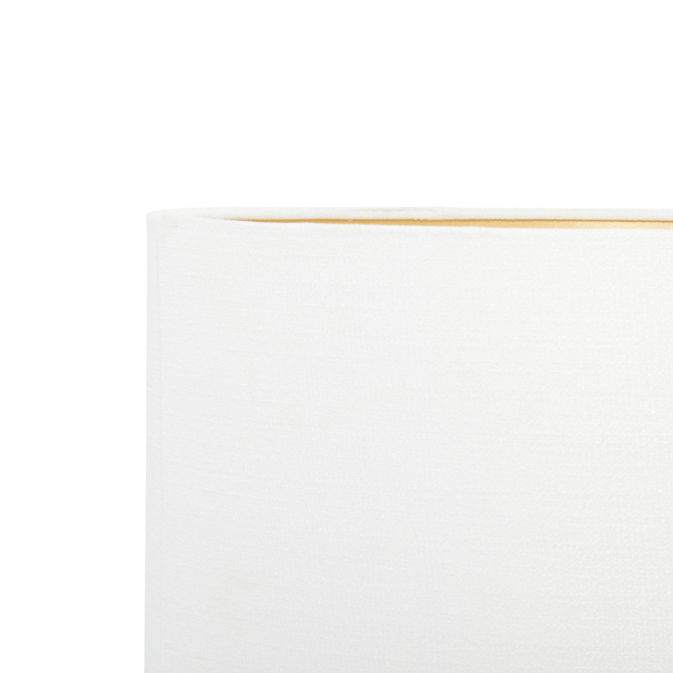CosmoLiving by Cosmopolitan 24" Gold Table Lamp with White Linen Shade