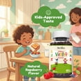 thumbnail image 4 of HERBION Naturals Children’s Vitality Gummies – Natural Raspberry Flavor, Plant-Based Pectin Kids Gummies, Made with Fruit & Herbal Extracts, Vegan, Non-GMO, Gluten Free, Gelatin Free, 60 Count, 4 of 6