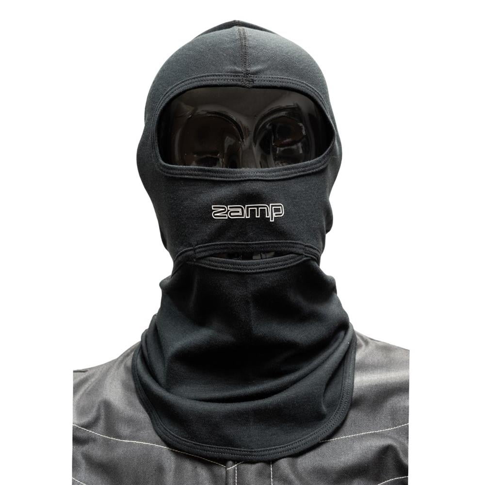LEX着用 oodeco BALACLAVA sesame black Zamp Racing SFI 3.3 Balaclava Helmet Head Sock, Black