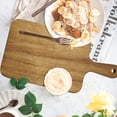 thumbnail image 2 of 5 Pack Acacia Wood Cutting Board Bulk Wooden Serving Tray Kitchen Chopping Boards with Handle for Laser Engrave (13.8 x 7 Inch), 2 of 7
