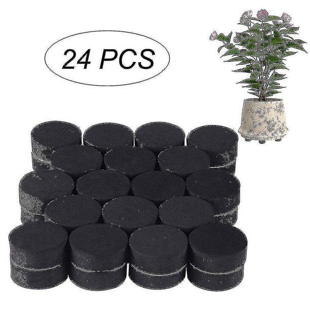 Pies de maceta invisibles (un paquete de 24) - pies de Goma para plantas - esteras de yoga