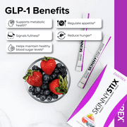 Zantrex SkinnyStix – Energy, Appetite Support, Weight Management Drink Mix, 10 Calories, Mixed Berry, 30 Packets
