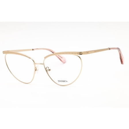 Max & Co. MO5136 032 Women's Pale Gold Full Rim Frame Eyeglasses
