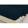 thumbnail image 3 of California King Size Bamboo Derived Rayon Bed Sheet Set - Softer than Cotton Sheets King Size - Wrinkle Free - 16" Deep Pockets - 4 Piece - 1 Fitted Sheet, 1 Flat, 2 Pillowcases Cal King Cobalt Blue, 3 of 5