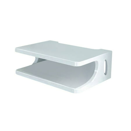 Floating Shelf For Tv Components Wall Mounted Media Console 2 Tier Canada - Tv Wall Mount With Shelf For Cable Box Canada