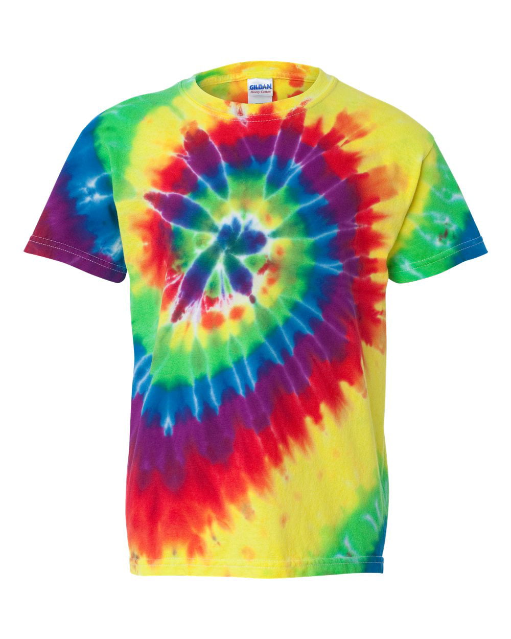 Dyenomite Boy's Multi-Color Spiral T-Shirt, Style 20BMS - Walmart.com