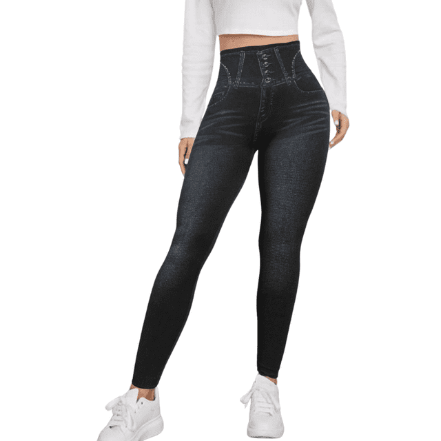 Leggings de Mujer Estilo Mezclilla Unitalla Comodidad y Estilo en Leggins