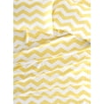 thumbnail image 3 of Ultra Soft 4-Piece Bed Sheets Set - Yellow Arrow Printed Sheets for Twin Bedding by Comfort Canopy, 3 of 11