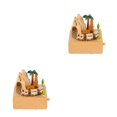 thumbnail image 1 of Tholdsy Wood Experience Beauty Of Castle With Castle Carrusel Caja musical Caja musical de elegante Tren de piel verde Tren de piel verde 2Conjunto, 1 of 6