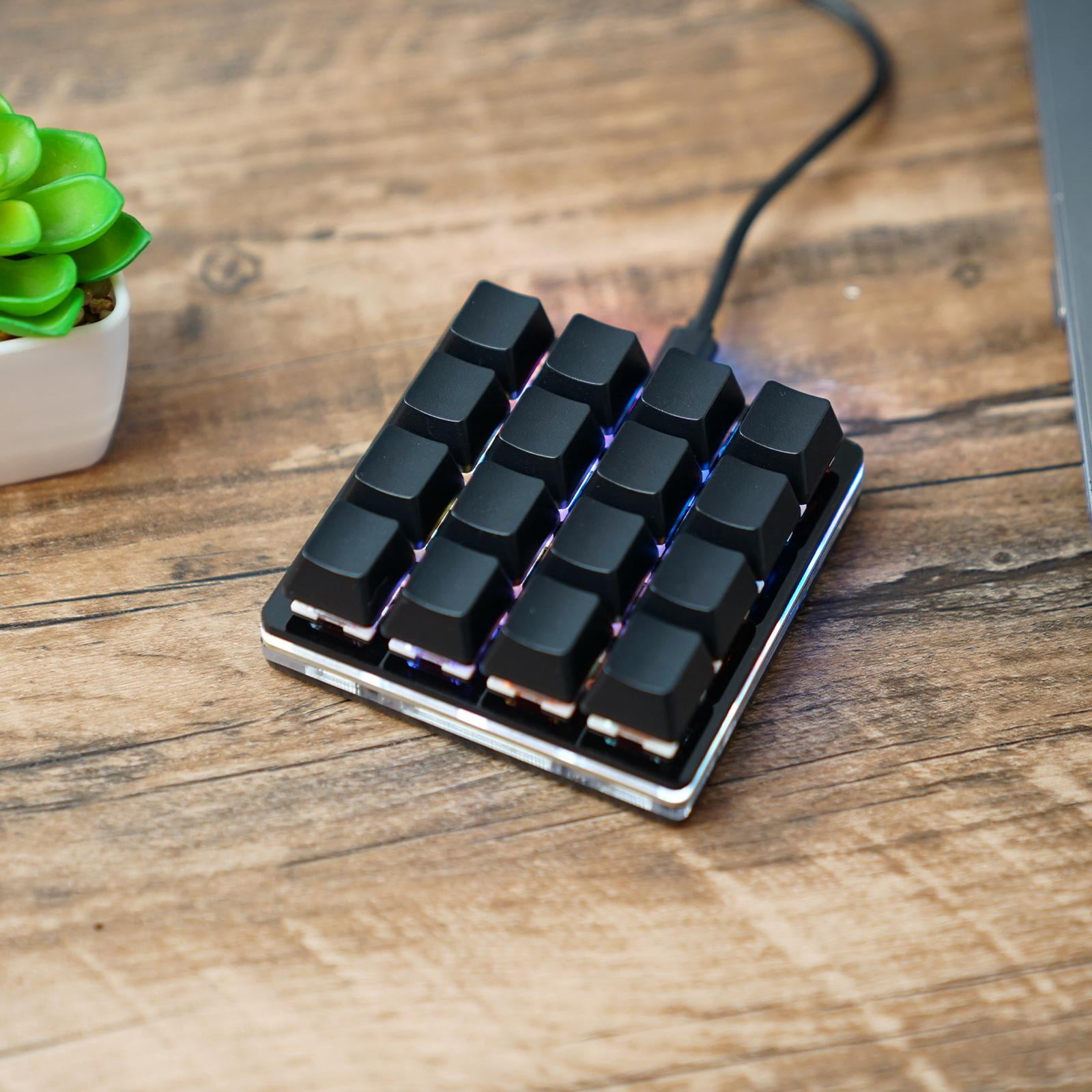 KRONDO 16-key Black Keypad Mechanical Keyboard Custom Shortcut NL1 Programmable