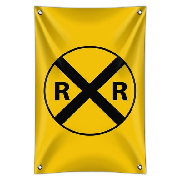 Railroad Crossing Traffic Sign Train Home Business Office Sign