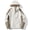 Khaki plus size raincoat for women a1, variant on Plus Size Women Winter Hooded Zip Up Raincoat Windbreaker Jacket Fall Casual Outdoor Solid Basic Outwear Plus Size Trench Coat Loose Fit Parka, Black L