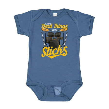 

Inktastic Drummer Funny Drum Music Quote Gift Baby Boy or Baby Girl Bodysuit