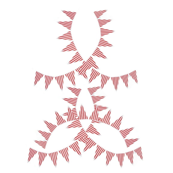 Worgeous  5 Strings Carnival Theme Party Decorations Circus Tent Banner