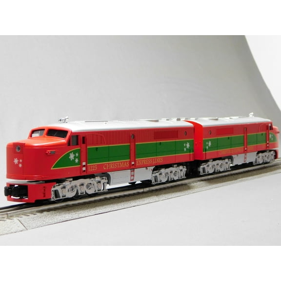 MTH RAILKING CHRISTMAS ALCO PA AA DIESEL ENGINE SET O GAUGE 30-21253-1