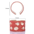 thumbnail image 6 of Handcrafted Red Glass Seed Bead Adjustable Cuff Bangle Bracelet for Women Jewelry Birthday Christmas Gifts for Women, 6 of 8