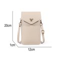 thumbnail image 2 of Monedero del teléfono celular, monedero del teléfono de la ventana de la pantalla táctil para el bolso del acollador de la cartera con el hombro MFZFUKR BST3000381-3, 2 of 6