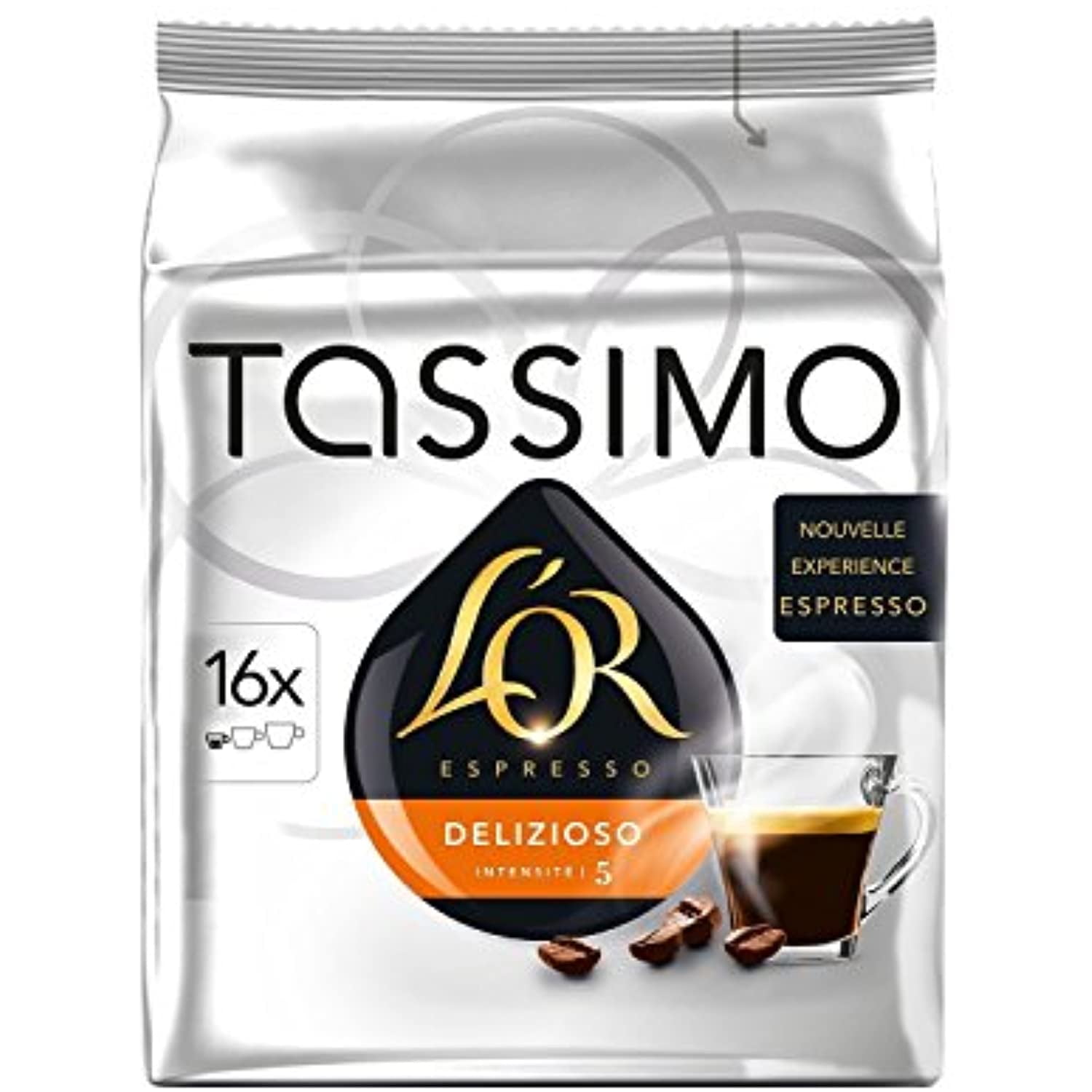 Tassimo Coffee Pods Jacobs Cafe Au Lait Coffee 16 32 48 64 80 (T-Discs)