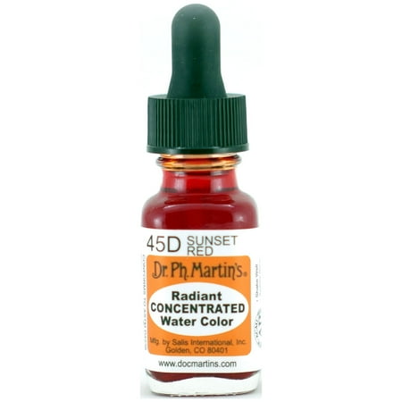 UPC: 0090385445107 | Dr. Ph. Martin s Radiant Concentrated Water Color  0.5 oz  Sunset Red (45D)
