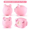 thumbnail image 4 of Piggy Bank PJDRLLC de plástico irrompible para niños de 2 a 7 años, color rosa, 4 of 6