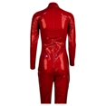 thumbnail image 5 of DuoJiaJ Red Leather Performance Featival et Party Angel & Ensemble avec PU, 5 of 5