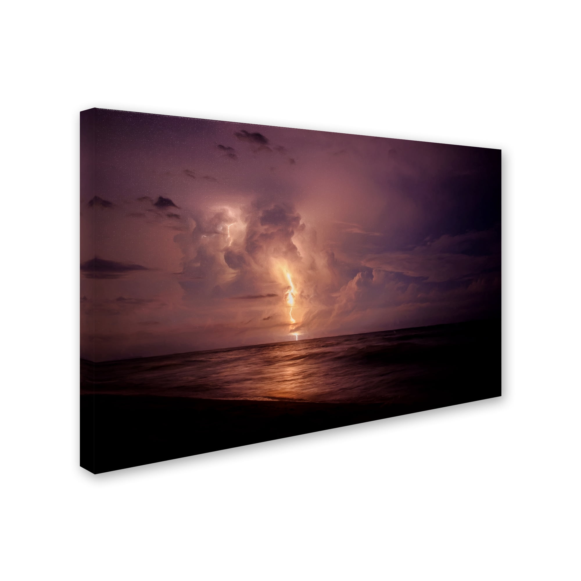 Trademark Fine Art 'Spooky_Lightning' Canvas Art by Chris Smith